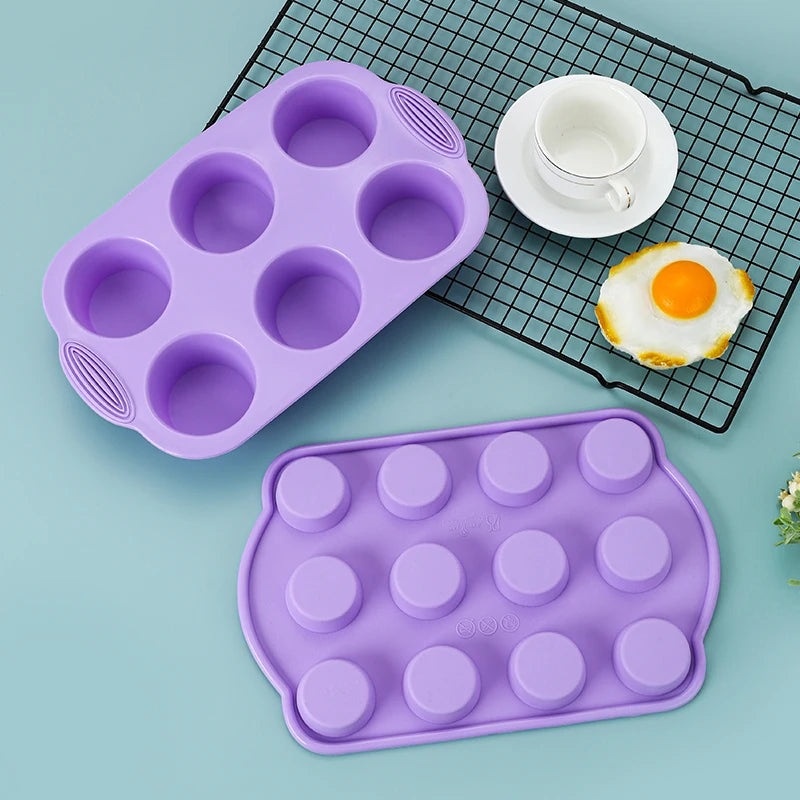Pink Silicone Bakeware – Cake, Muffin & Loaf Molds