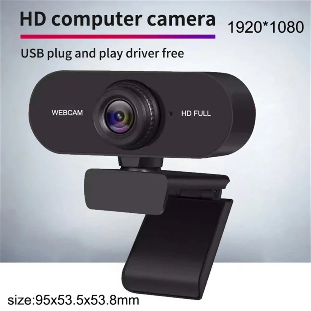 HD USB Webcam with Microphone – 480P to 2K, Desktop & Laptop Camera for YouTube, Skype & Streaming