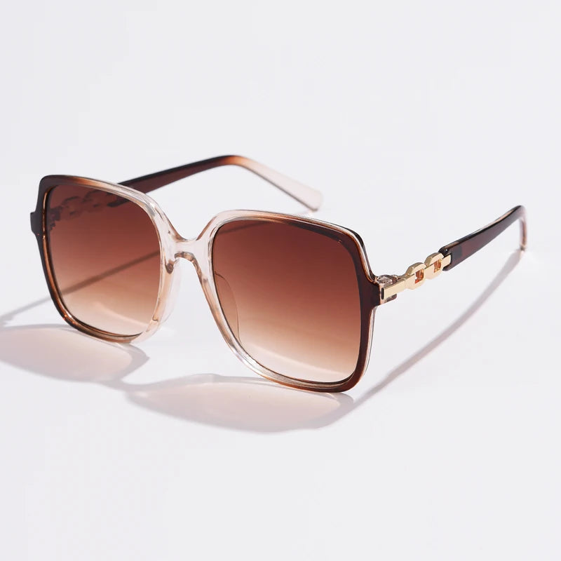 Women's Fashion Square Cycling Sunglasses | Big Frame Colorful Gradient Outdoor Shades