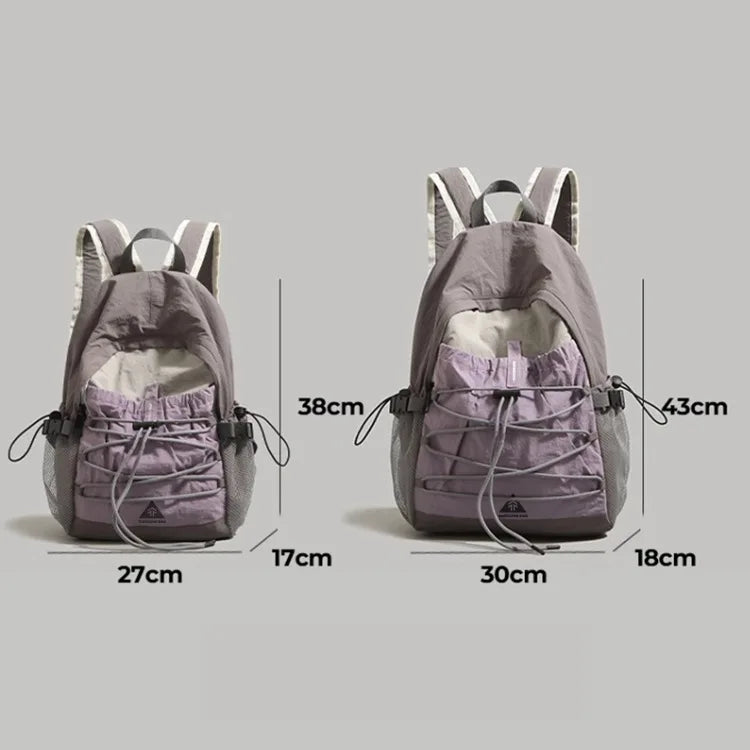 Women's Nylon Outdoor Backpack – Lightweight Hiking & Travel Bag
