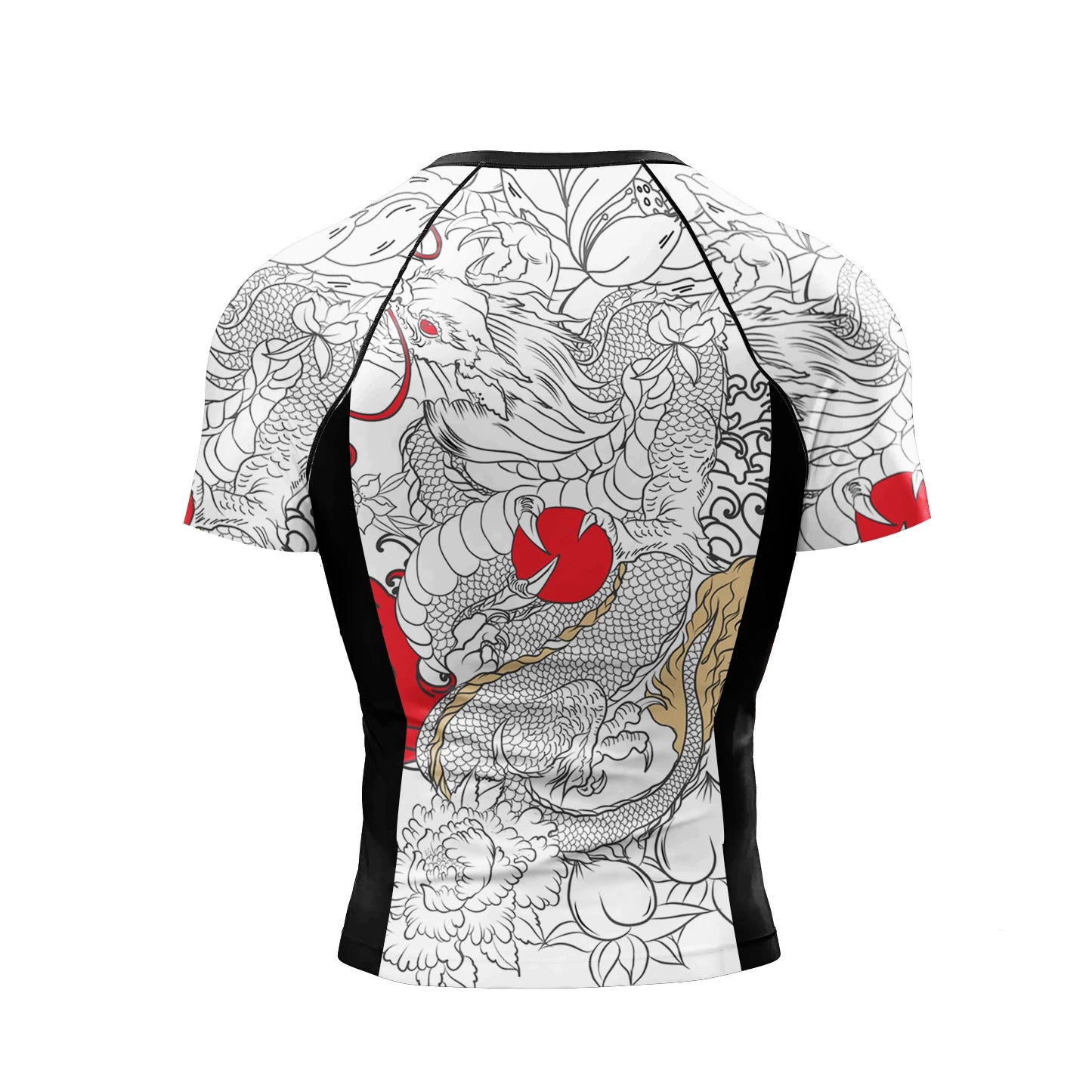 Men's MMA Rash Guard 4-Piece Fight Set – Sublimation Print Grappling Suit