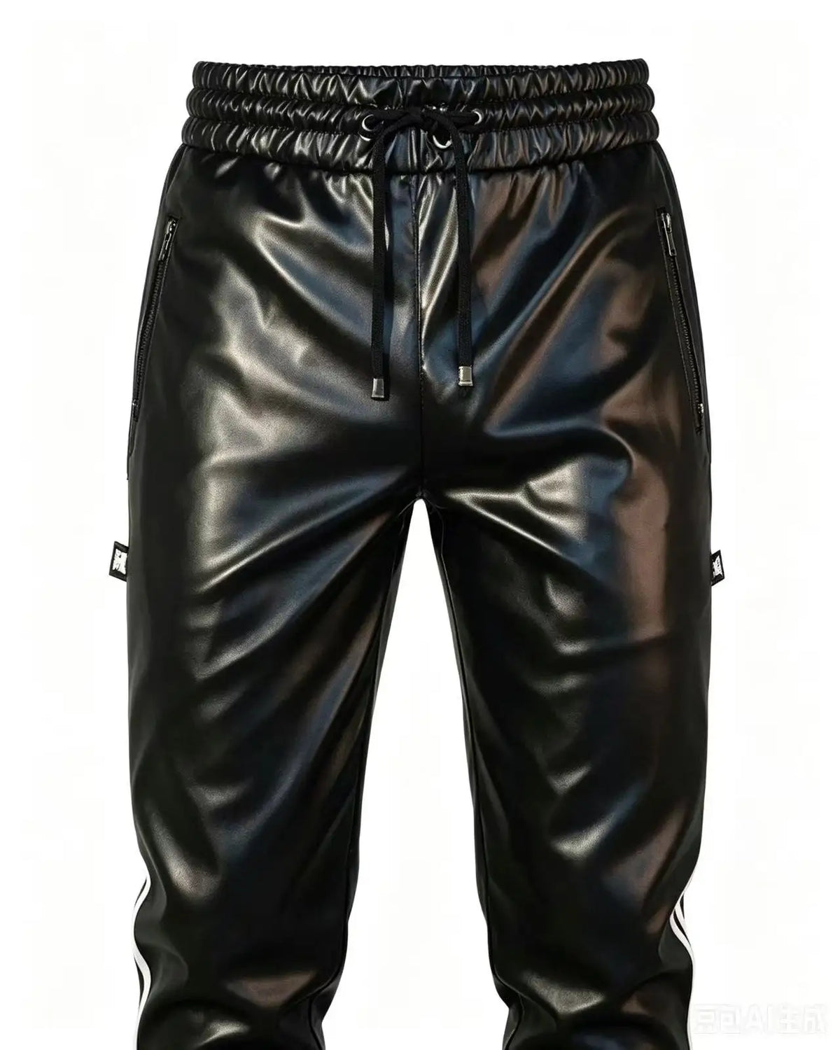 Men's PU Leather Casual Sport Jogging Tracksuit – Stylish Outfit Set (S–5XL)