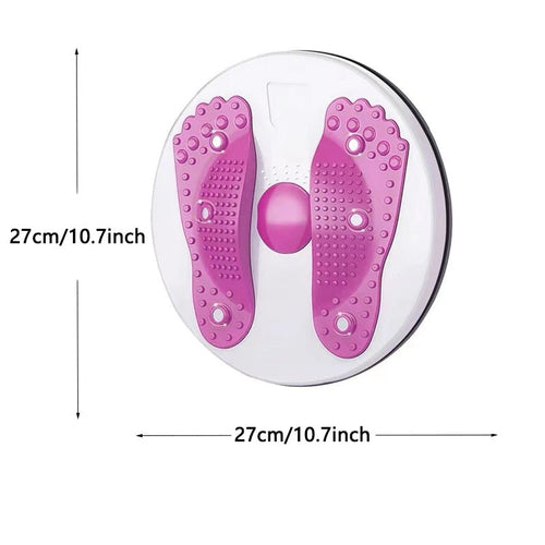 Abdominal Waist Twisting Rotary Fitness Disc — Weight Loss Twist Board Exercise Equipment - Authority Asset Brand