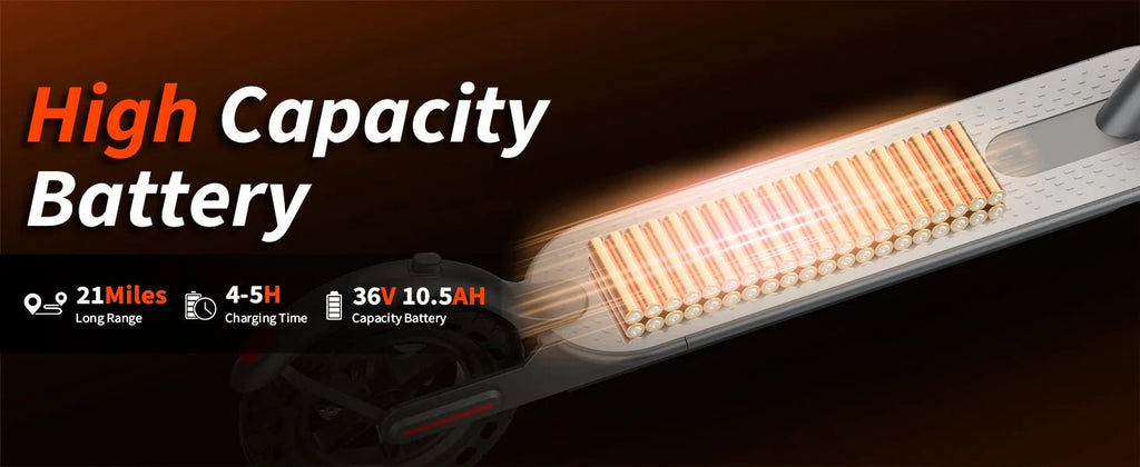 AOVOPRO ES80 Electric Scooter — 350W Motor, 19 MPH, 10.5Ah Battery, Smart App, Foldable - Authority Asset Brand