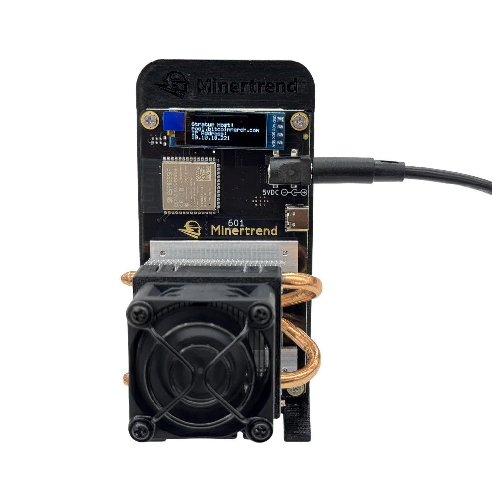 Bitaxe Gamma 601 2026 Upgraded Bitcoin Solo Miner — 1.2–1.5TH/s 18–25W BM1370 Crypto Lottery Miner - Authority Asset Brand