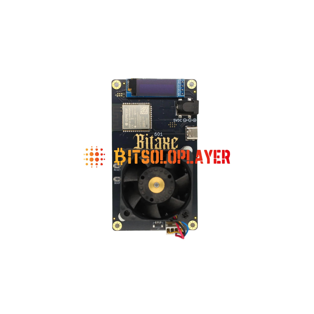 Bitaxe Gamma 601 Bitcoin Solo Miner — 1.5TH/s 25W Open Source with Power Supply - Authority Asset Brand