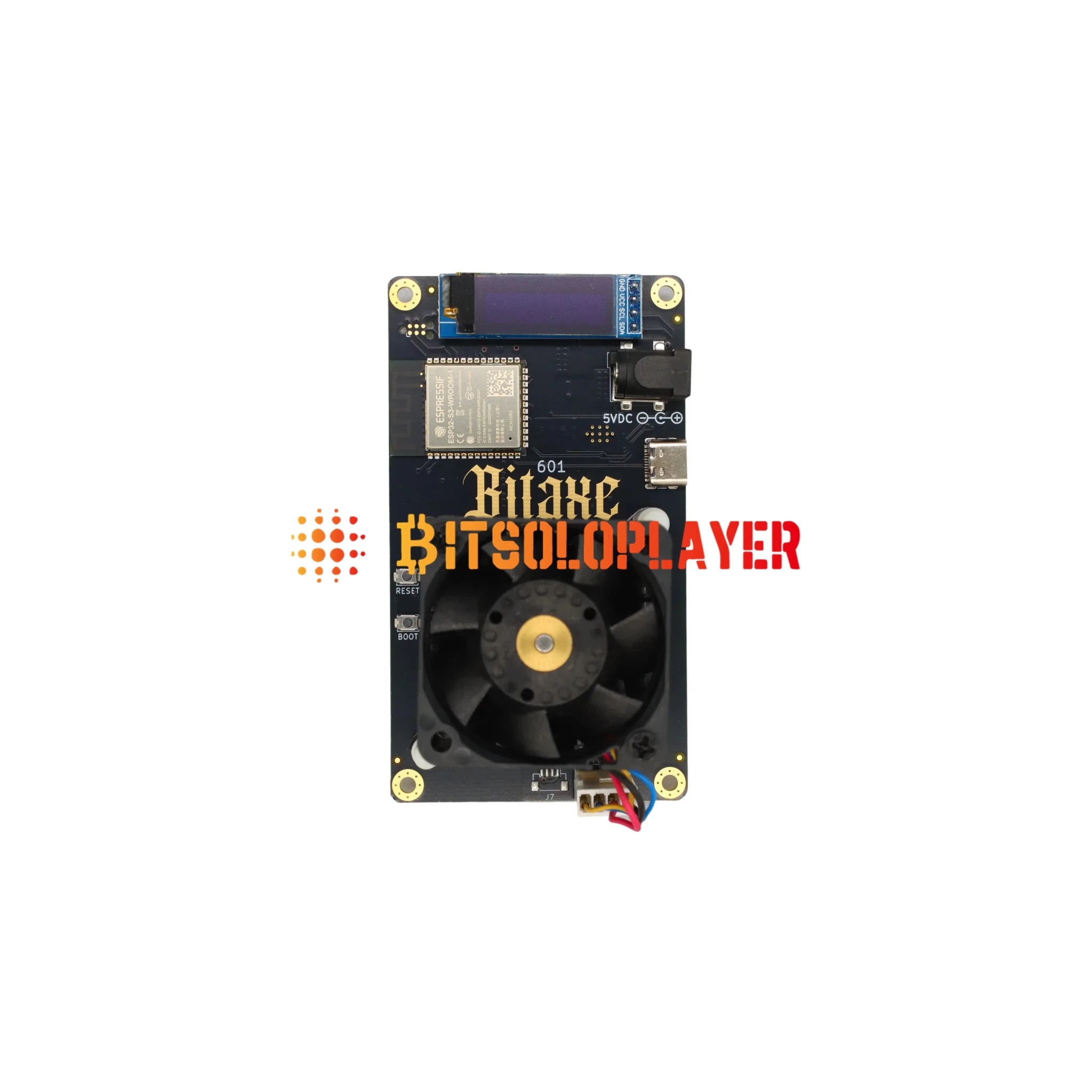 Bitaxe Gamma 601 Bitcoin Solo Miner — 1.5TH/s 25W Open Source with Power Supply - Authority Asset Brand