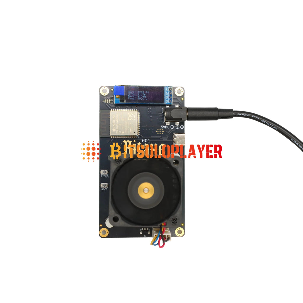 Bitaxe Gamma 601 Bitcoin Solo Miner — 1.5TH/s 25W Open Source with Power Supply - Authority Asset Brand