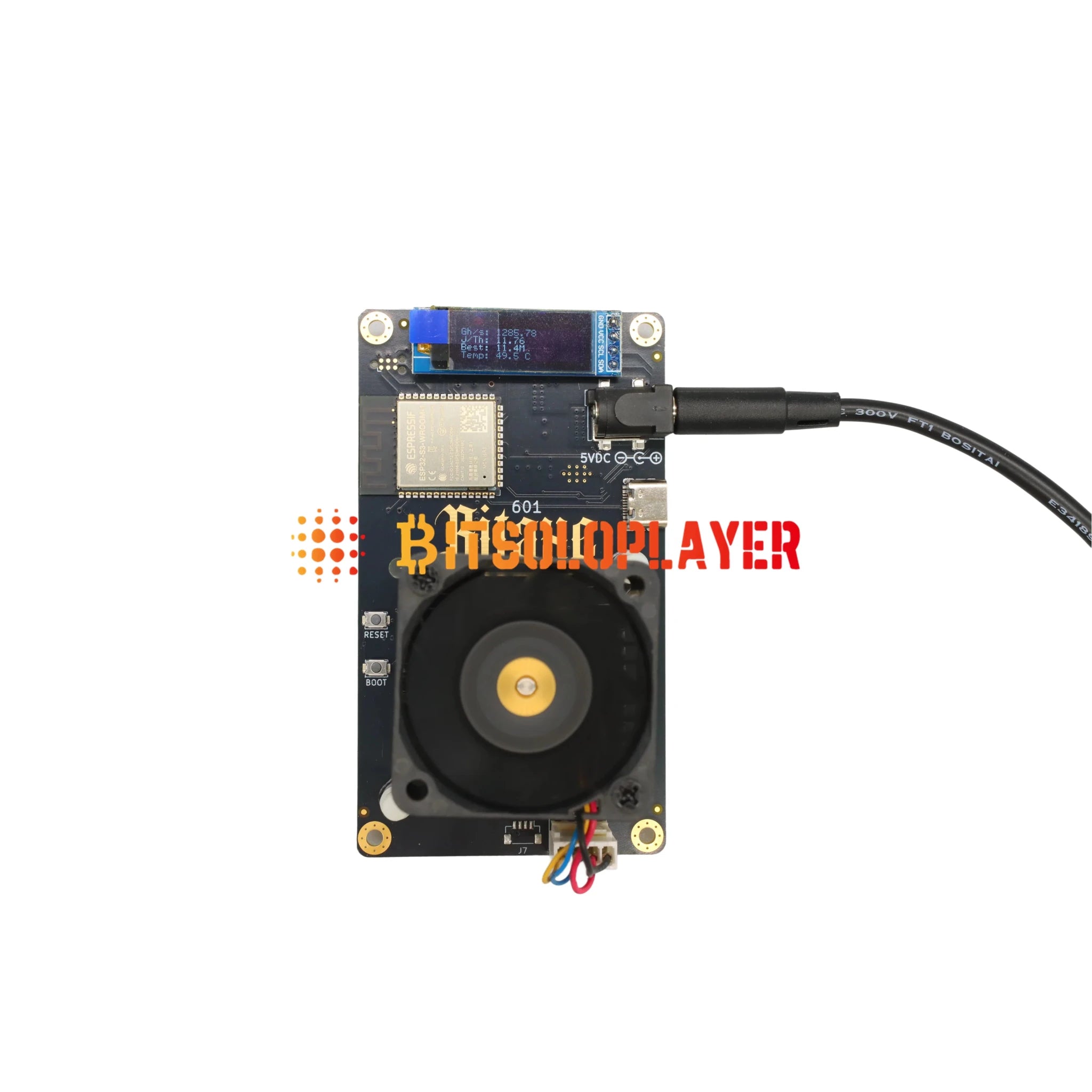 Bitaxe Gamma 601 Bitcoin Solo Miner — 1.5TH/s 25W Open Source with Power Supply - Authority Asset Brand