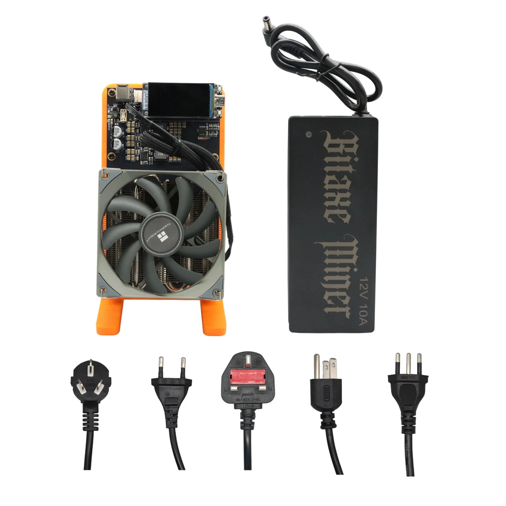 Bitaxe NerdQaxe++ Bitcoin Miner — 4.8TH/s 75W 2.4GHz WiFi Open-Source Solo Mining Machine - Authority Asset Brand