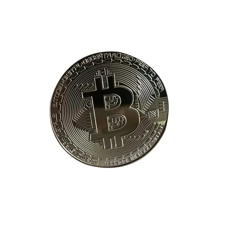 Bitcoin & Ethereum Commemorative Coin Medal — Gold & Silver Crypto Collector's Coin - Authority Asset Brand