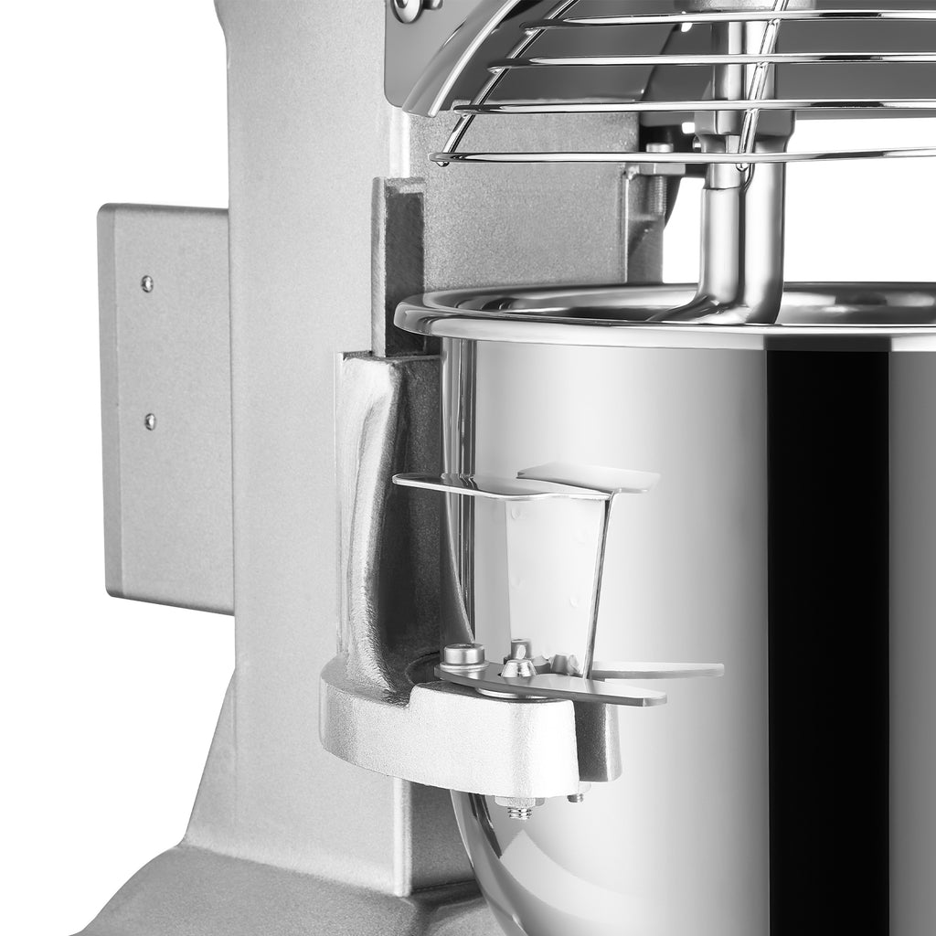 SucceBuy 10Qt 450W Commercial Food Mixer – 3-Speed, Heavy Duty Stainless Steel Whisk & Beater