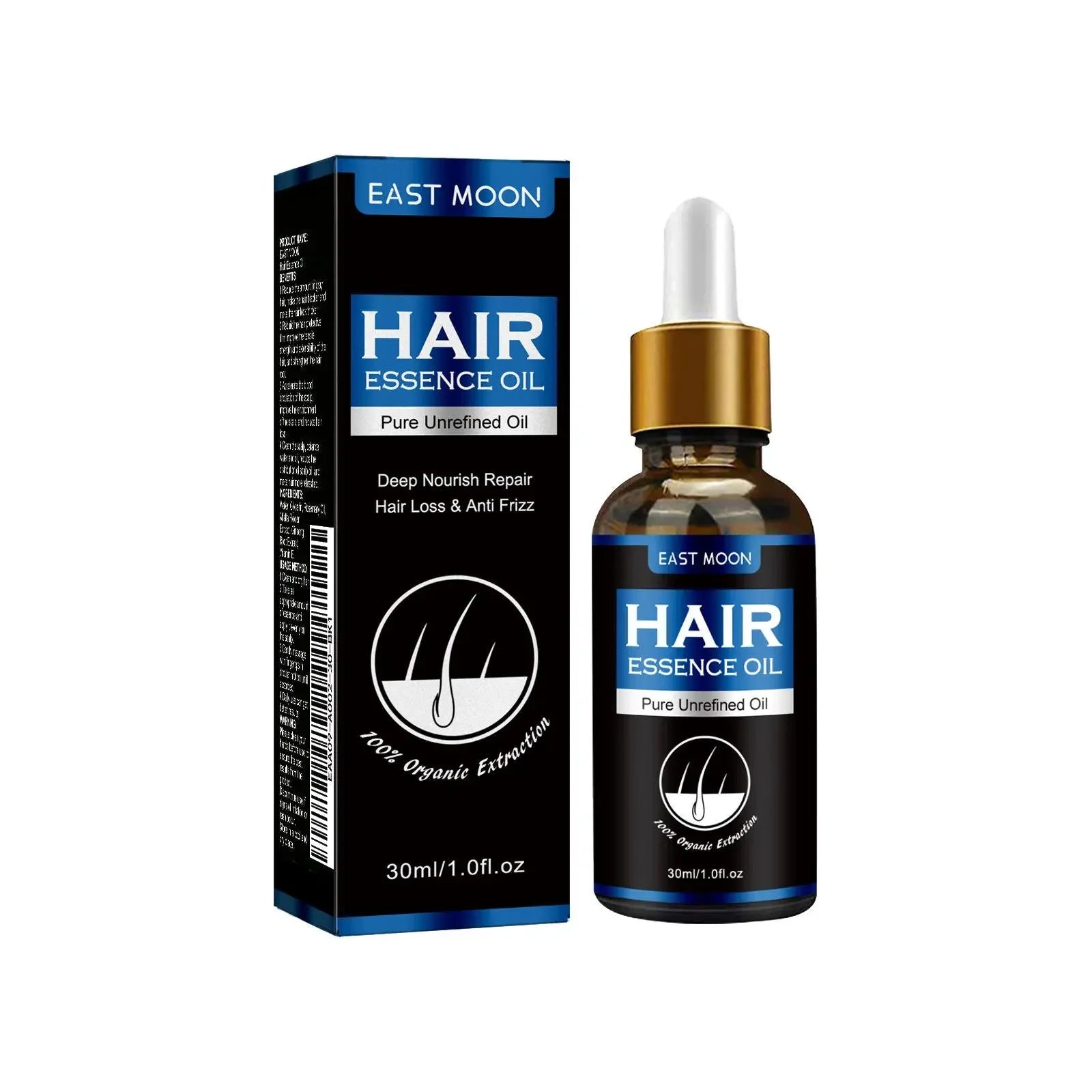 East Moon Men's Hair Growth Essence 30ml — Strengthen, Nourish & Prevent Hair Loss - Authority Asset Brand