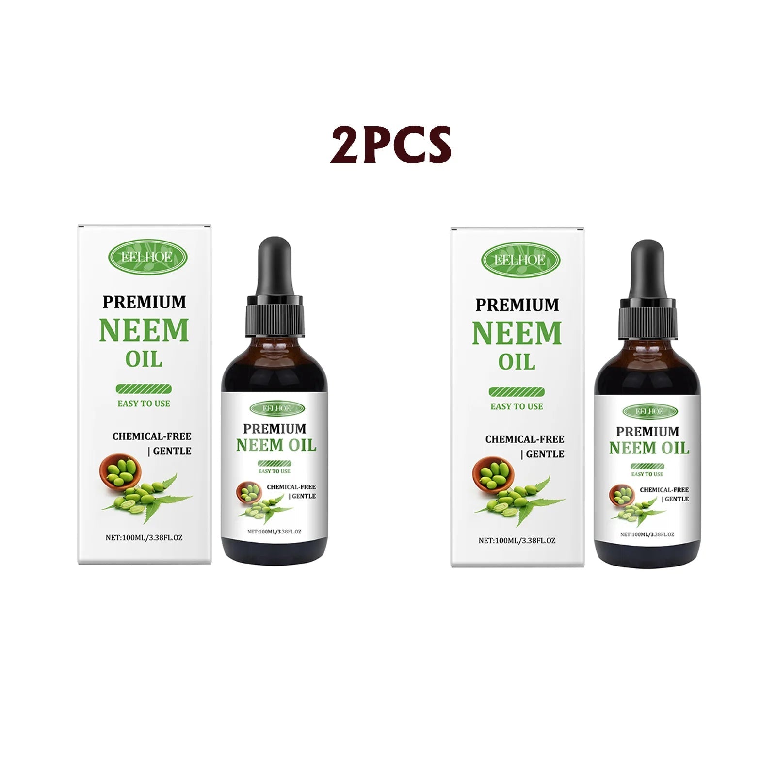 Eelhoe Neem Oil Essential Oil — Scalp Nourishing Skincare Armor Massage Oil - Authority Asset Brand
