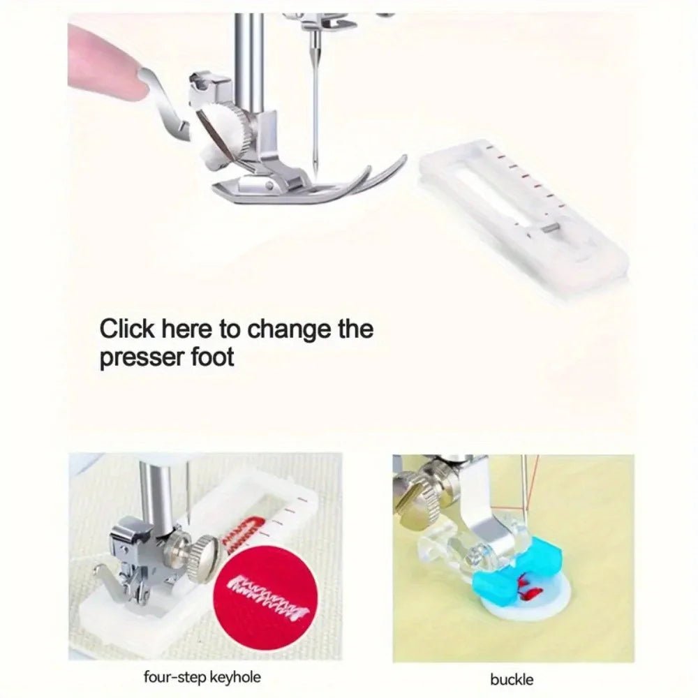 Electric Sewing Machine with Extension Table & 12 Built-In Stitches - Authority Asset Brand