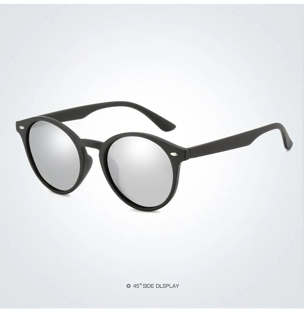 Fashion Round Vintage Sunglasses | Classic Circle Oval UV Protection for Men & Women - Authority Asset Brand
