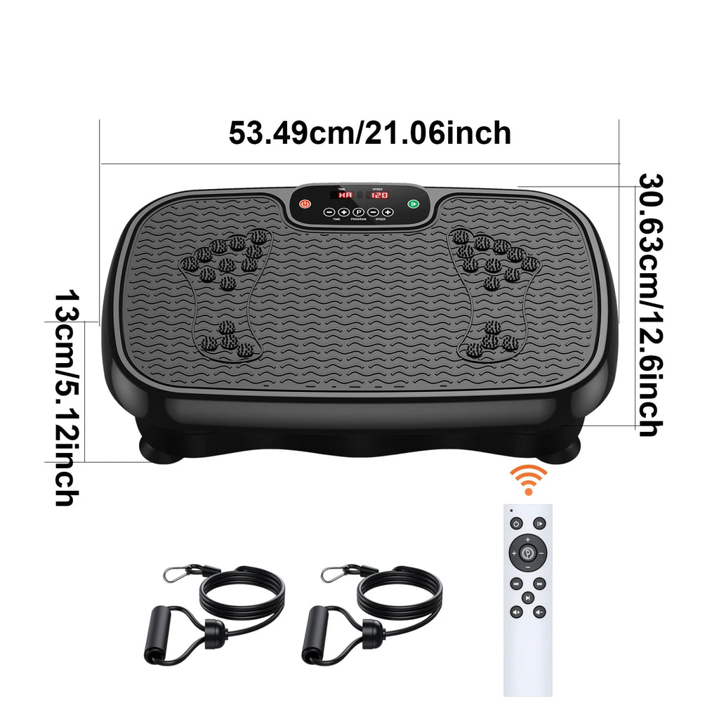 Fat Shaking Bluetooth Full Body Vibration Machine — Adjustable Speed Home Training Platform - Authority Asset Brand