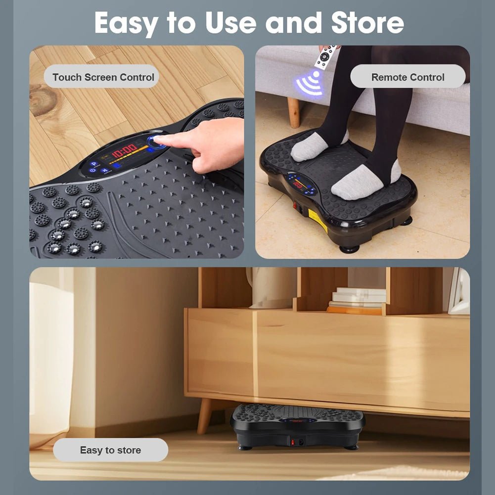 Fat Shaking Bluetooth Full Body Vibration Machine — Adjustable Speed Home Training Platform - Authority Asset Brand
