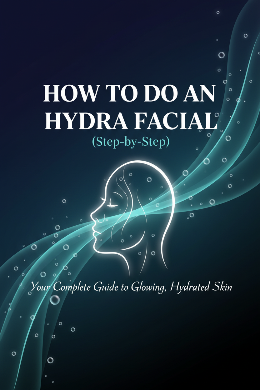 How to Do an At-Home Hydra Facial — Step-by-Step Guide (Digital Download)