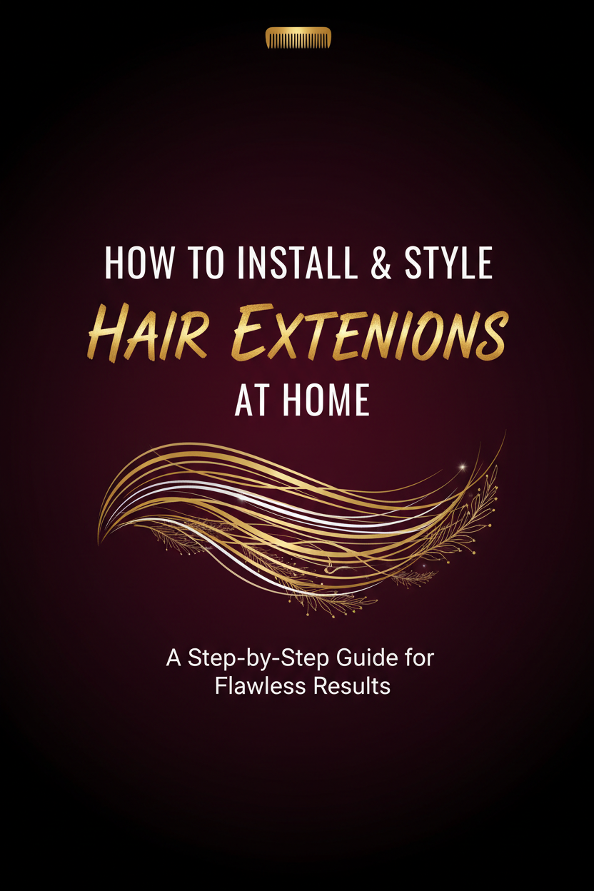 How to Install & Style Hair Extensions at Home — Cover