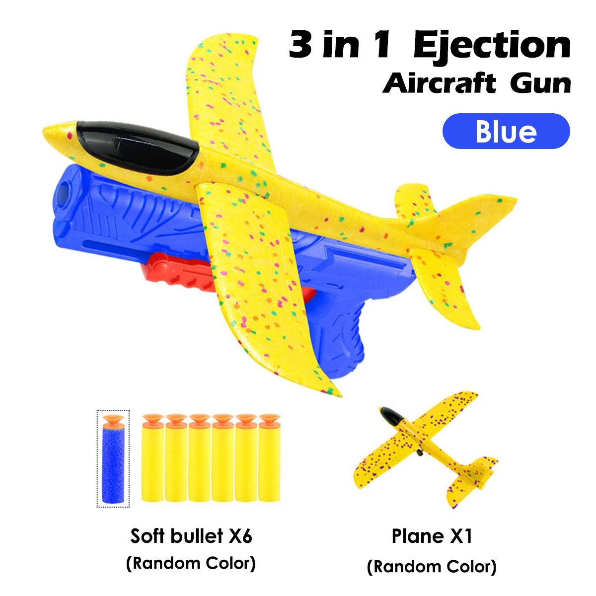 Kids Foam Aircraft Launcher — 10M Catapult Glider Plane Toy for Outdoor Play - Authority Asset Brand