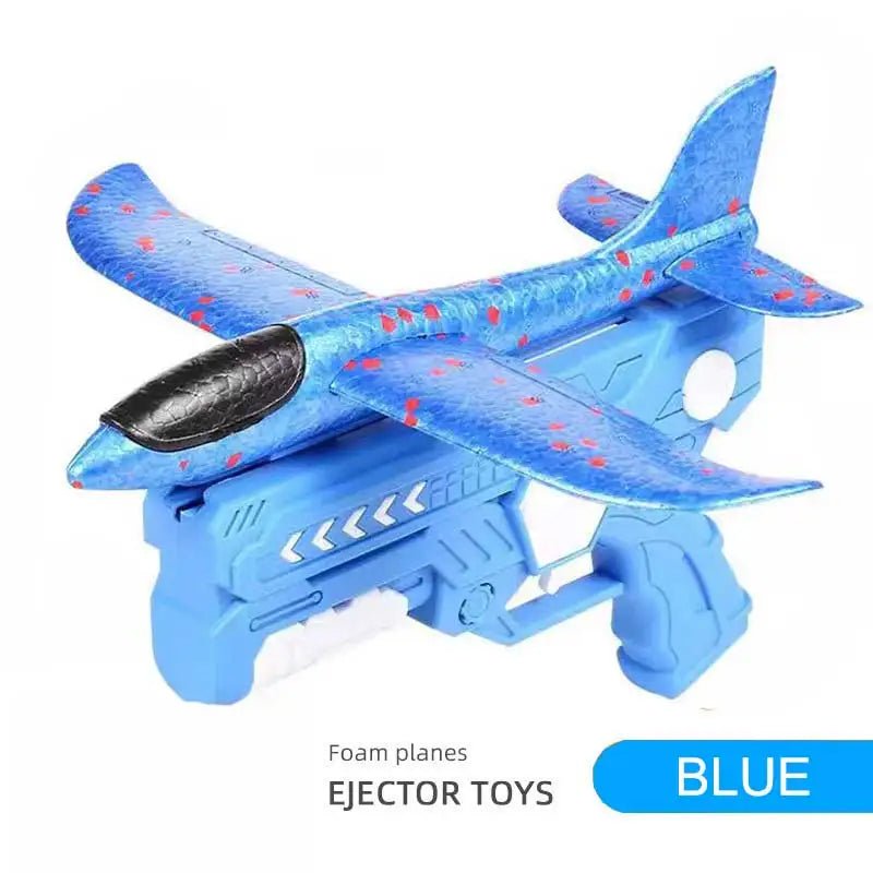 Kids Foam Aircraft Launcher — 10M Catapult Glider Plane Toy for Outdoor Play - Authority Asset Brand