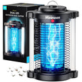 Minimoon Outdoor Bug Zapper — 15W UV, 4200V Grid, Dual LED Light, IPX4 Waterproof, 2100 Sq.Ft Coverage - Authority Asset Brand