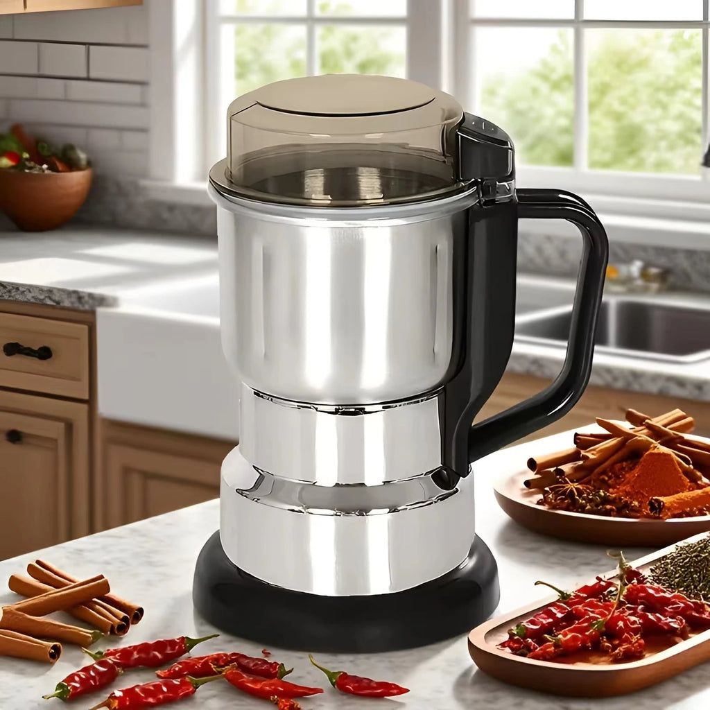 Multi-Functional Electric Spice & Herb Grinder — Powerful One-Touch Grinding for Kitchen Use - Authority Asset Brand
