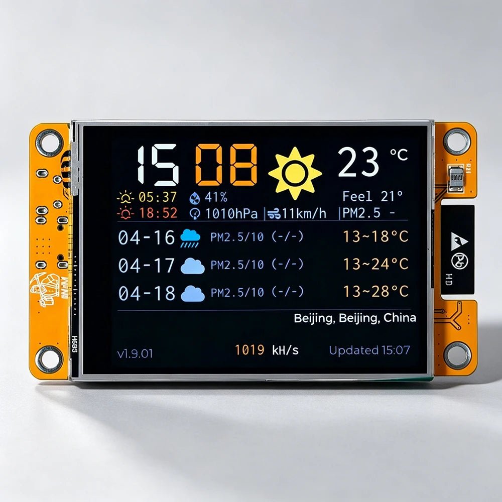 NerdMiner V2 Bitcoin Solo Lottery Miner — 1000KH/s Multi-Coin LCD Display (BTC/BCH/DGB) - Authority Asset Brand