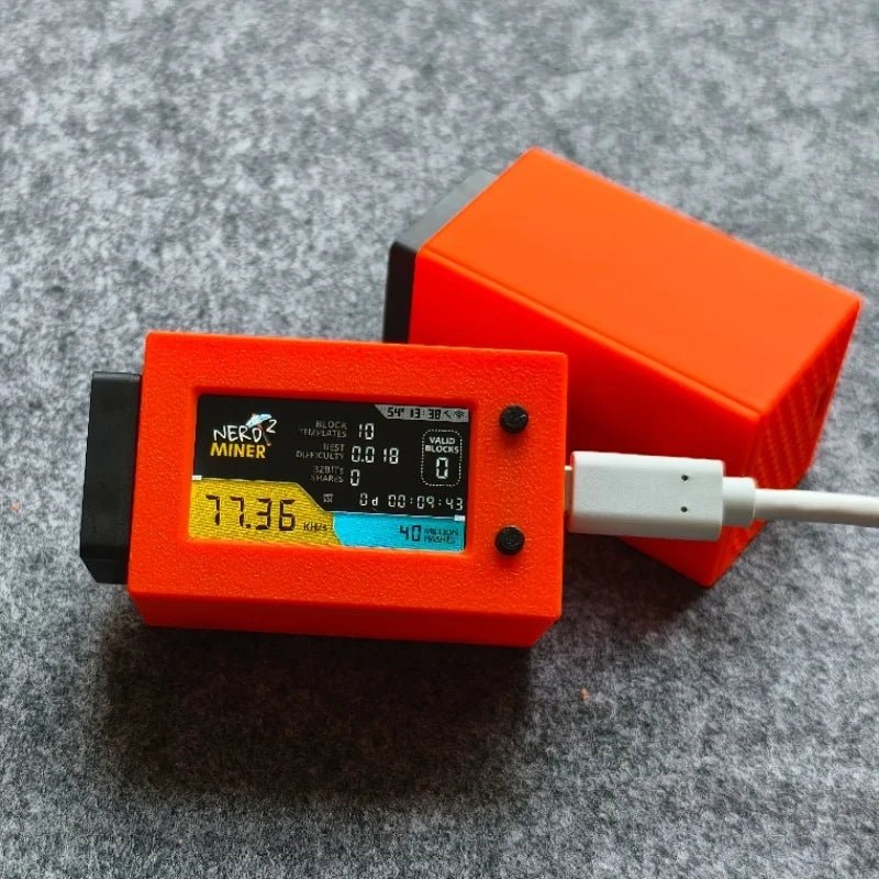 NerdMiner V2 Ultra v1.6.3 Bitcoin Solo Lottery Miner — 78KH/s LilyGo T-Display - Authority Asset Brand