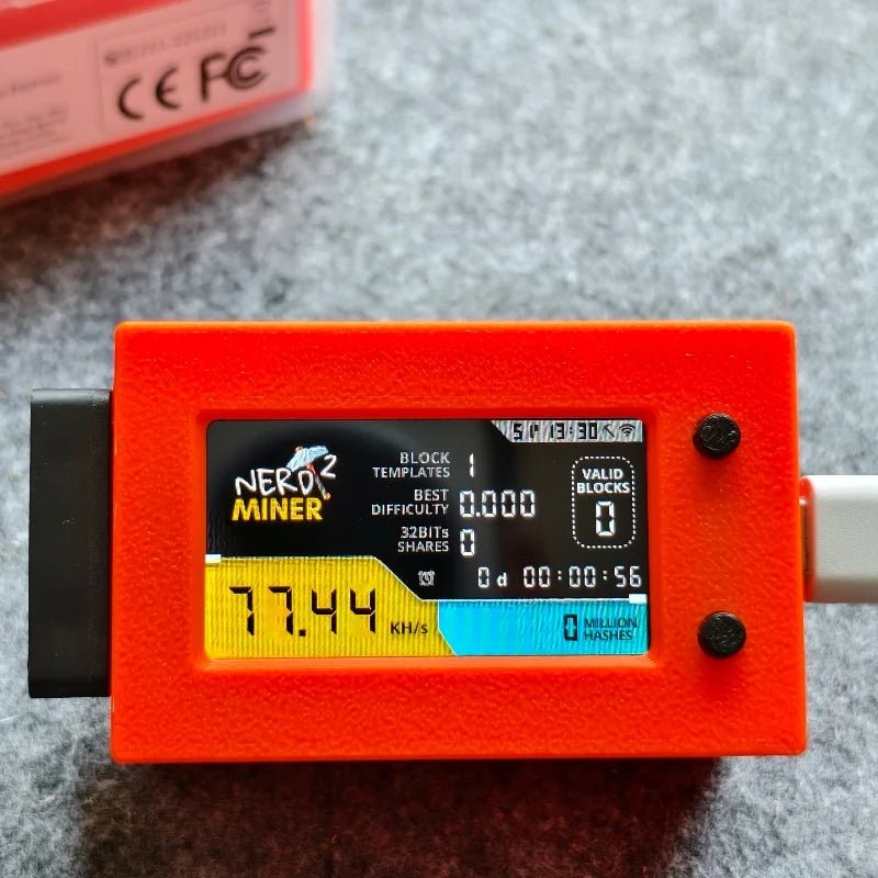 NerdMiner V2 Ultra v1.6.3 Bitcoin Solo Lottery Miner — 78KH/s LilyGo T-Display - Authority Asset Brand