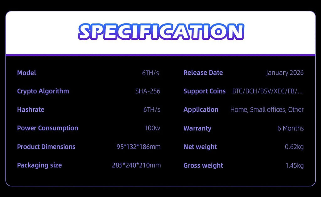 NerdQaxe++ Rev6.1 Bitcoin Miner — 6TH/s 100W Low Power SHA-256 WiFi Home Crypto Miner - Authority Asset Brand