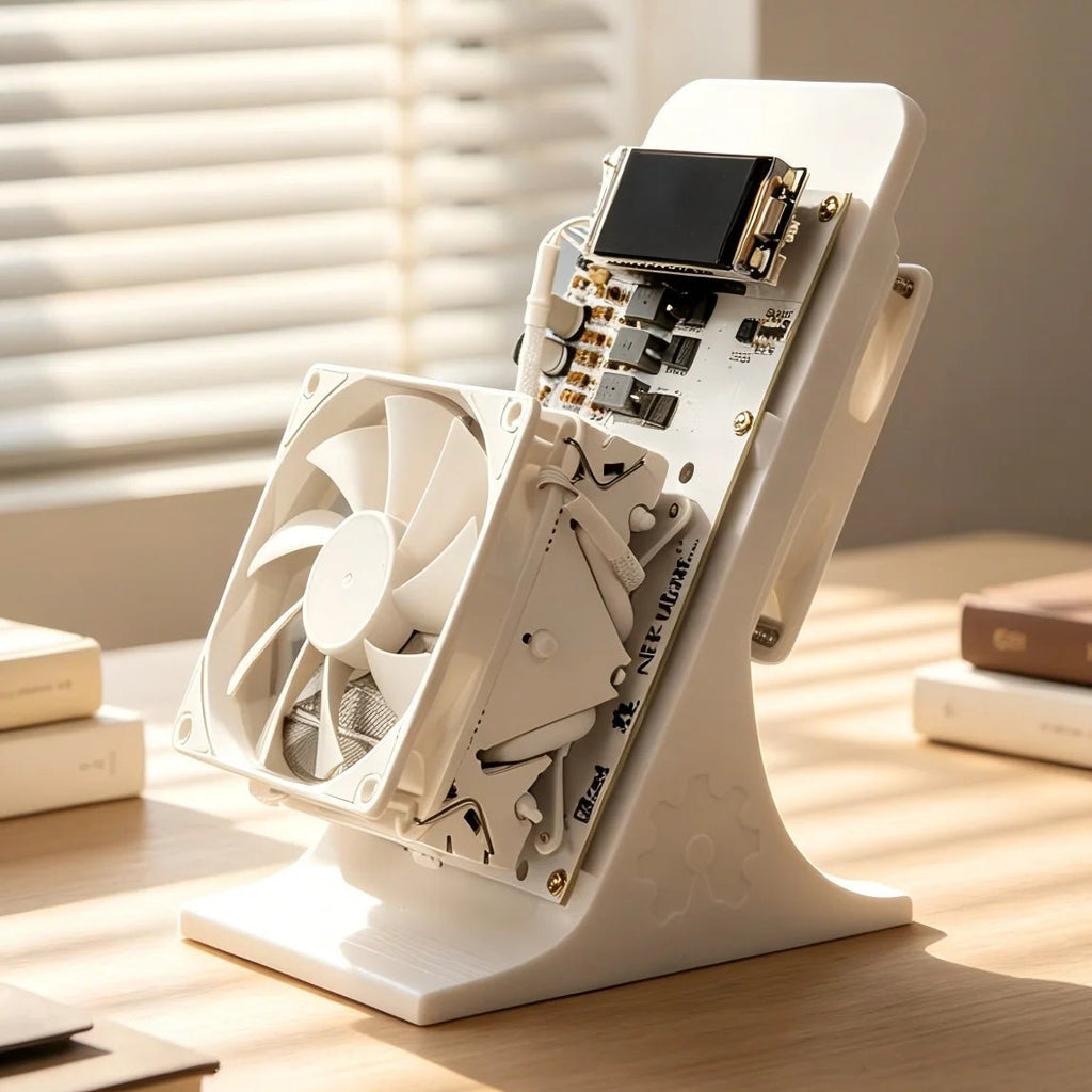 NerdQaxe++ Rev6.1 Bitcoin Miner — 6TH/s 100W Quiet WiFi SHA-256 Home Mining Machine - Authority Asset Brand