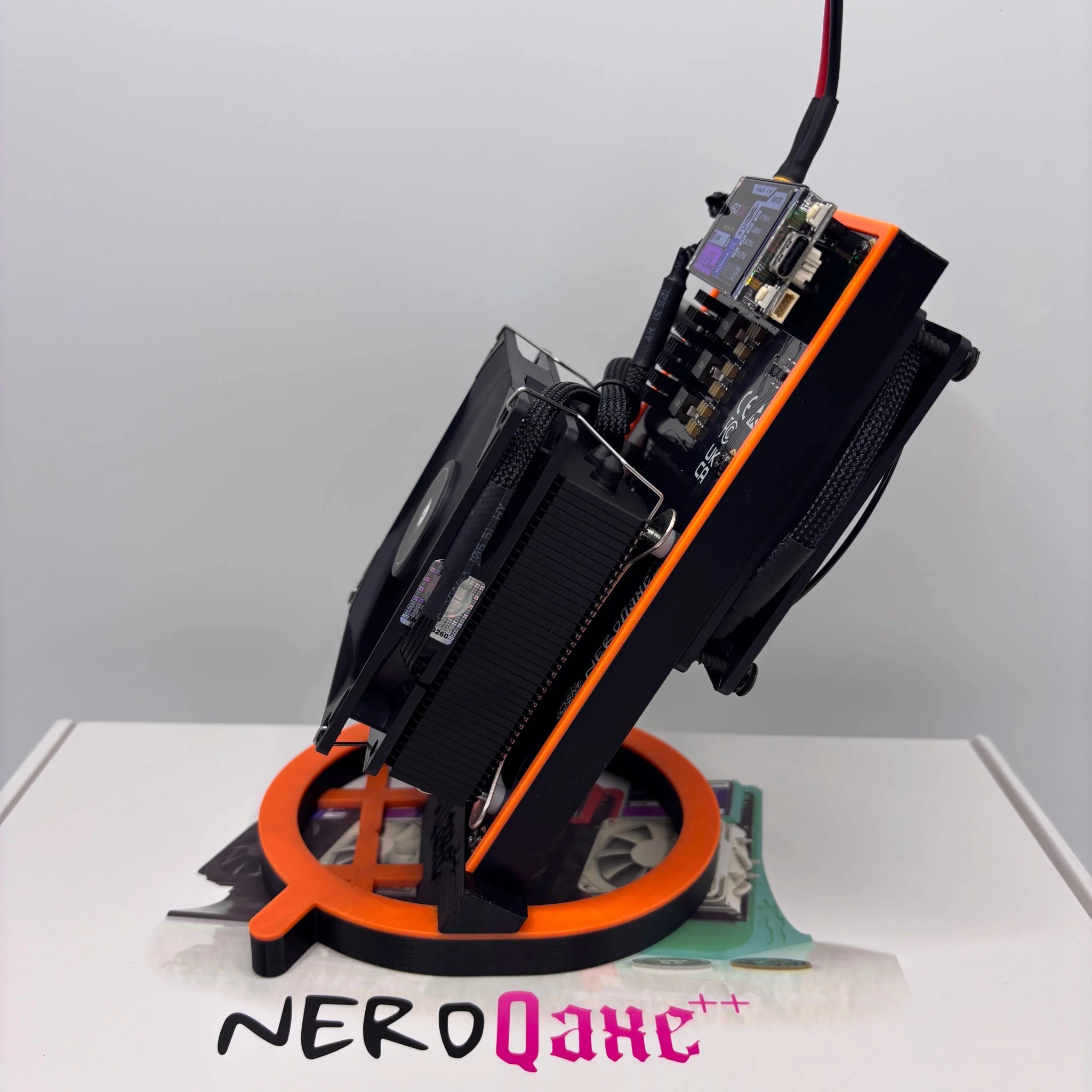 Nerdqaxe++ Rev6.1 Bitcoin Miner — 6TH/s 4×BM1370 ASIC Open Source with Power Supply - Authority Asset Brand