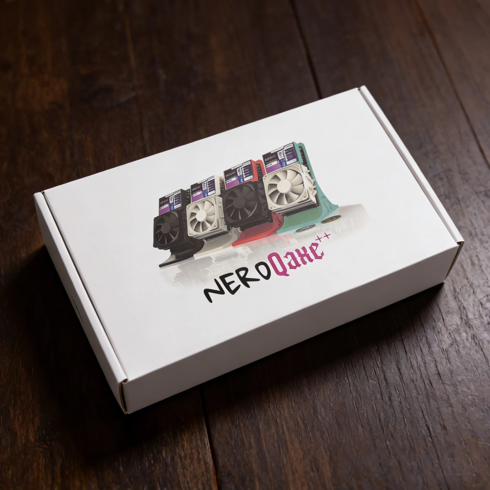 Nerdqaxe++ Rev6.1 Bitcoin Miner — 6TH/s 4×BM1370 ASIC Open Source with Power Supply - Authority Asset Brand