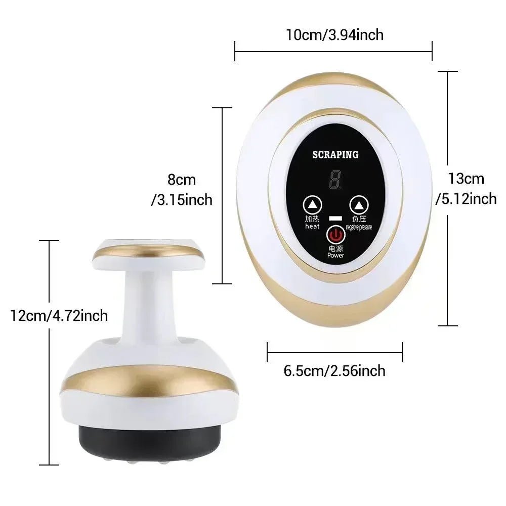 Okayso Electric Anti-Cellulite Massager — Rechargeable Scraping & Suction Cup Body Massager - Authority Asset Brand
