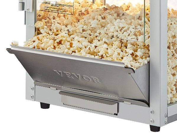 Commercial Electric Popcorn Maker 8/12oz — Automatic Popper, SUS304 Heating Tube (v2)