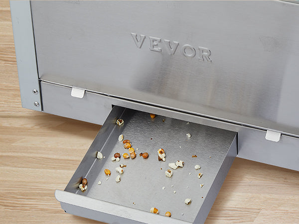 Commercial Electric Popcorn Maker 8/12oz — Automatic Popper, SUS304 Heating Tube (v2)