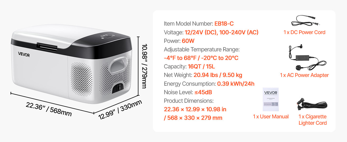 Keep It Cold on the Road — SucceBuy 15L Portable Car Fridge | 12V/24V Compressor Cooler with APP Control