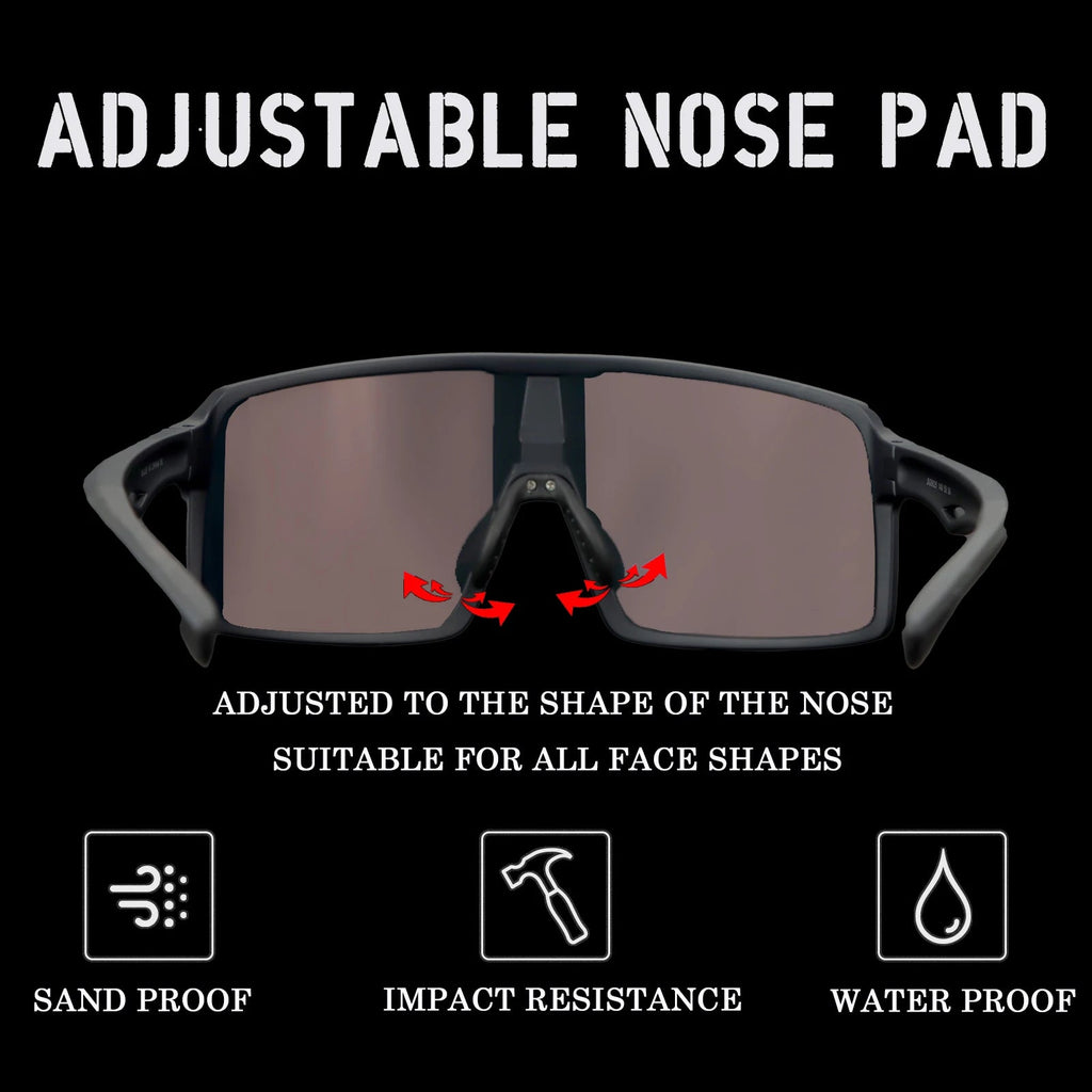 Singa Photochromic Cycling Sunglasses | UV400 Running Bicycle Outdoor Sports Eyewear - Authority Asset Brand