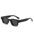 Small Rectangle Thick Frame Sunglasses | UV400 Unisex Square Shades for Men & Women - Authority Asset Brand