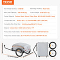 SucceBuy 100lbs Bike Cargo Trailer Foldable Bicycle Wagon Cart with Waterproof Cover & Safe Reflectors Fits 22"-28" Bike Wheel - Authority Asset Brand