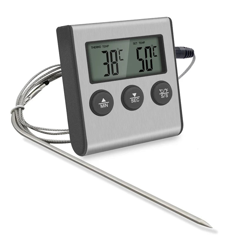 TP700 Digital Wireless Food Thermometer — Remote Probe for BBQ, Grill, Oven & Meat - Authority Asset Brand