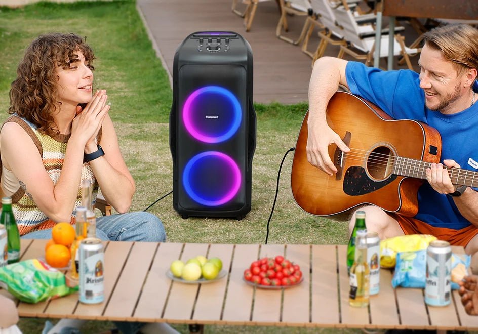 Tronsmart Halo 300 Party Speaker 240W — Bluetooth 5.3, 20H Battery, Mic/Guitar/XLR Input, Light Show - Authority Asset Brand