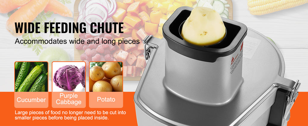 4-in-1 Electric Vegetable Slicer — Multifunctional Food Cutter for Slicing, Shredding, Dicing & Slitting