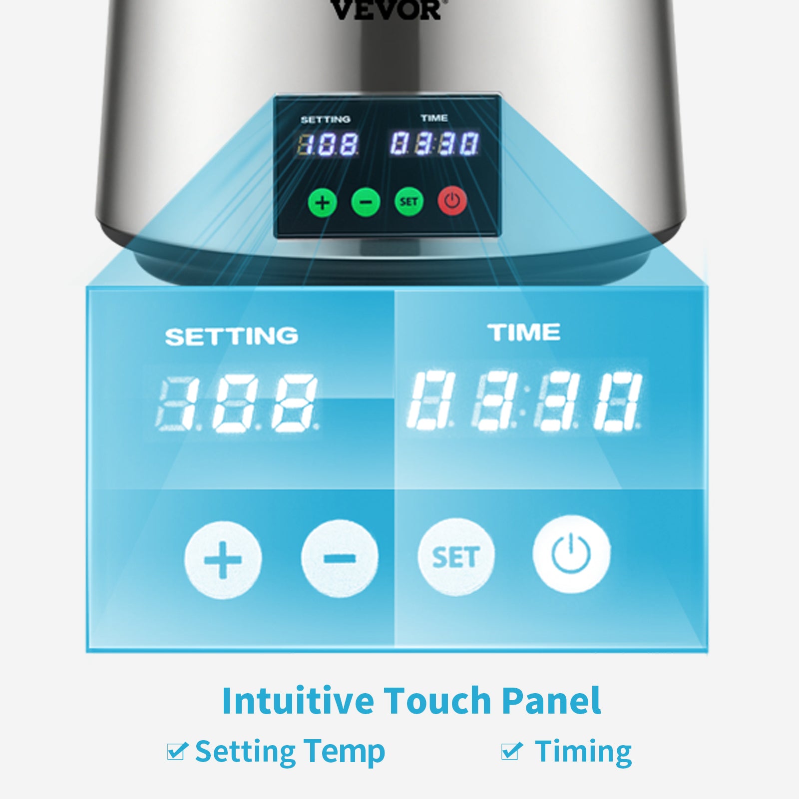 SucceBuy 4L Water Distiller Purifier Filter — Touch Screen, 5-Stage Filtration, 1L/H Distilling Speed