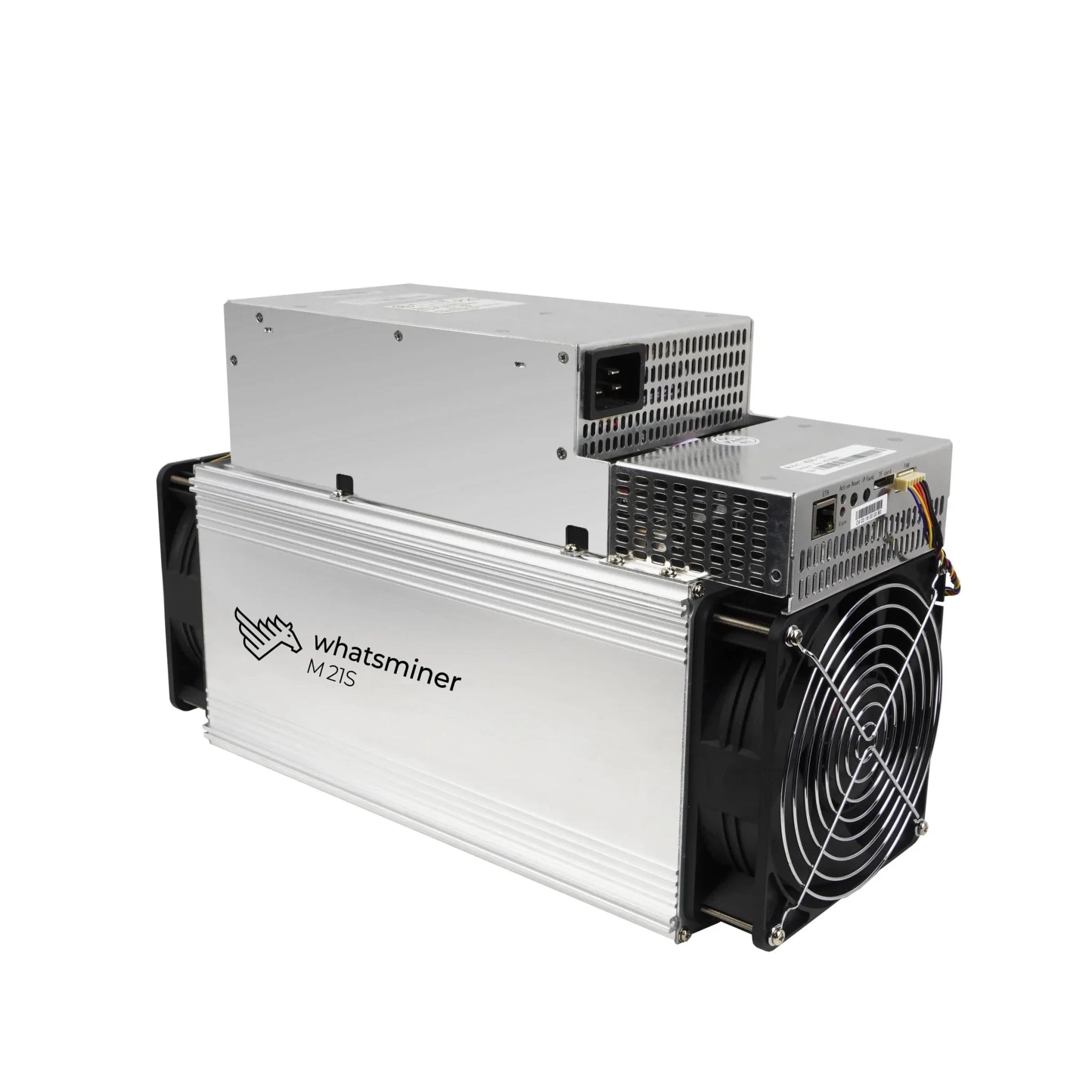WhatsMiner M21S Bitcoin ASIC Miner — 58TH/s with Power Supply Unit - Authority Asset Brand