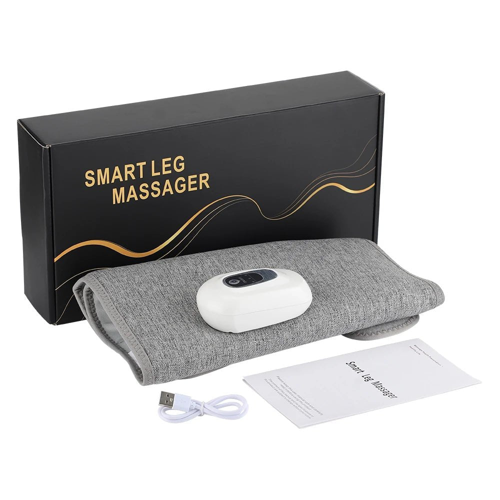Wireless 360° Air Pressure Calf Massager — 3-Mode Airbag Leg & Foot Circulation Booster - Authority Asset Brand
