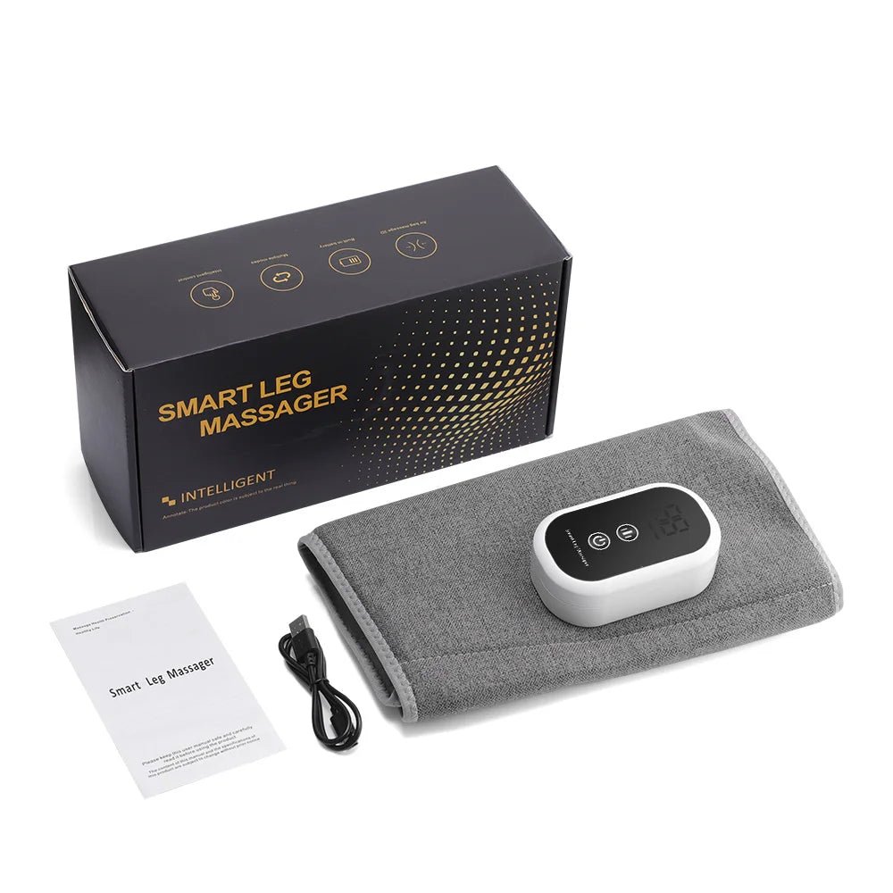 Wireless 360° Air Pressure Calf Massager — 3-Mode Airbag Leg & Foot Circulation Booster - Authority Asset Brand