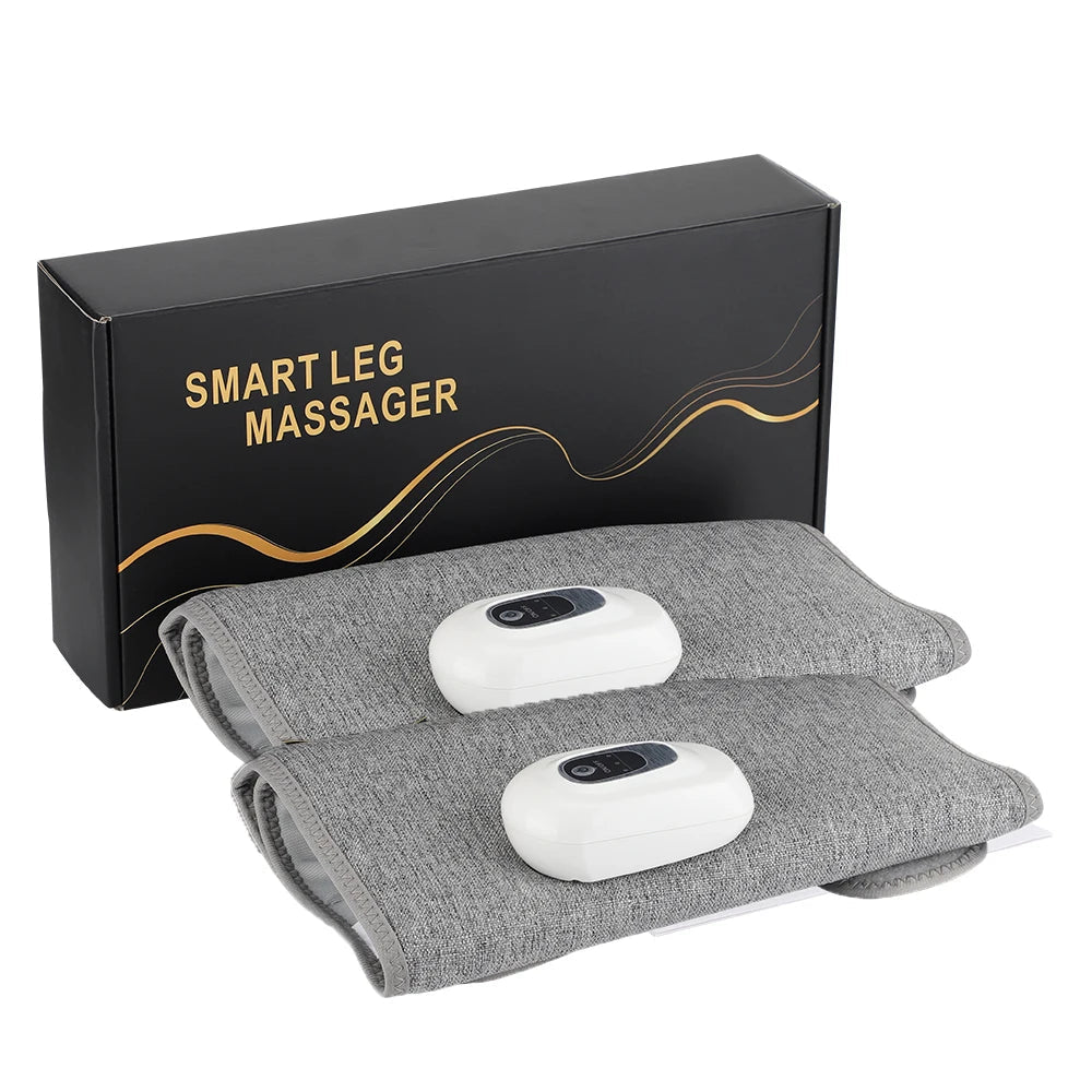 Wireless 360° Air Pressure Calf Massager — 3-Mode Airbag Leg & Foot Circulation Booster - Authority Asset Brand